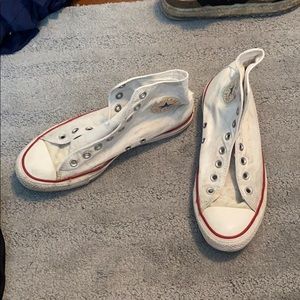 White high top converse